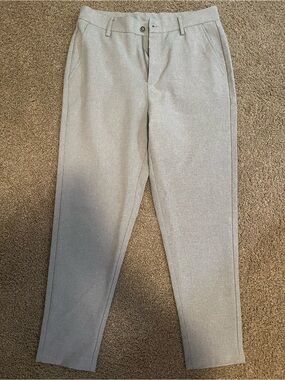 SHEIN Light Gray Men's Tailored Dress Pants